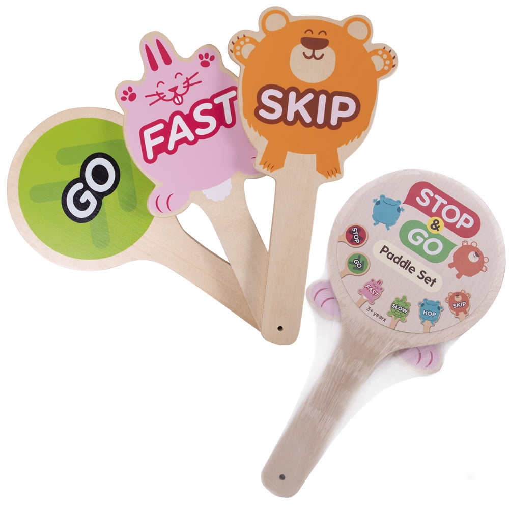Picture of Brybelly TCDG-076 Stop & Go Paddles Set