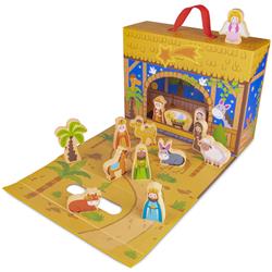 Picture of Brybelly TREL-006 My First Noel Nativity Story Box