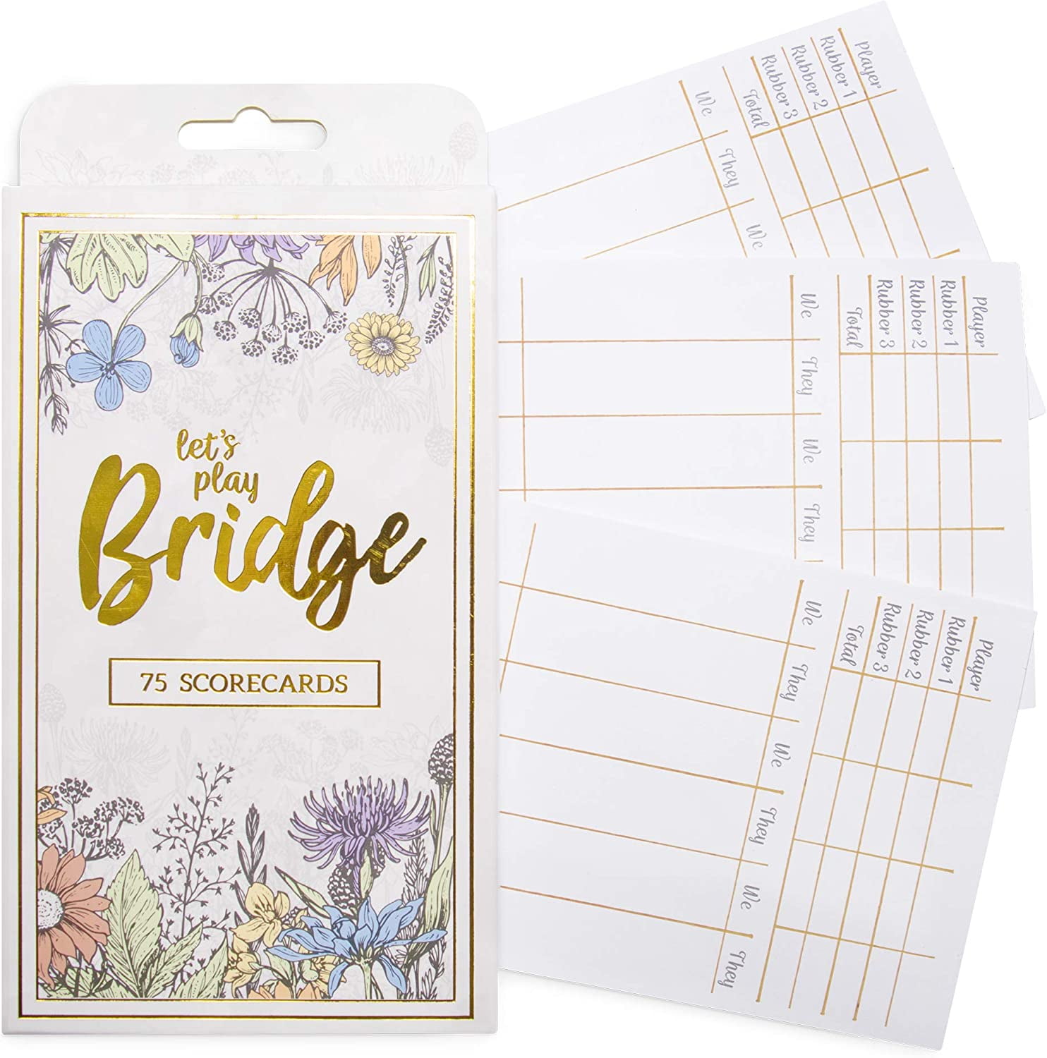 Picture of Brybelly GCAR-412 Bridge Scorecards - Pack of 75