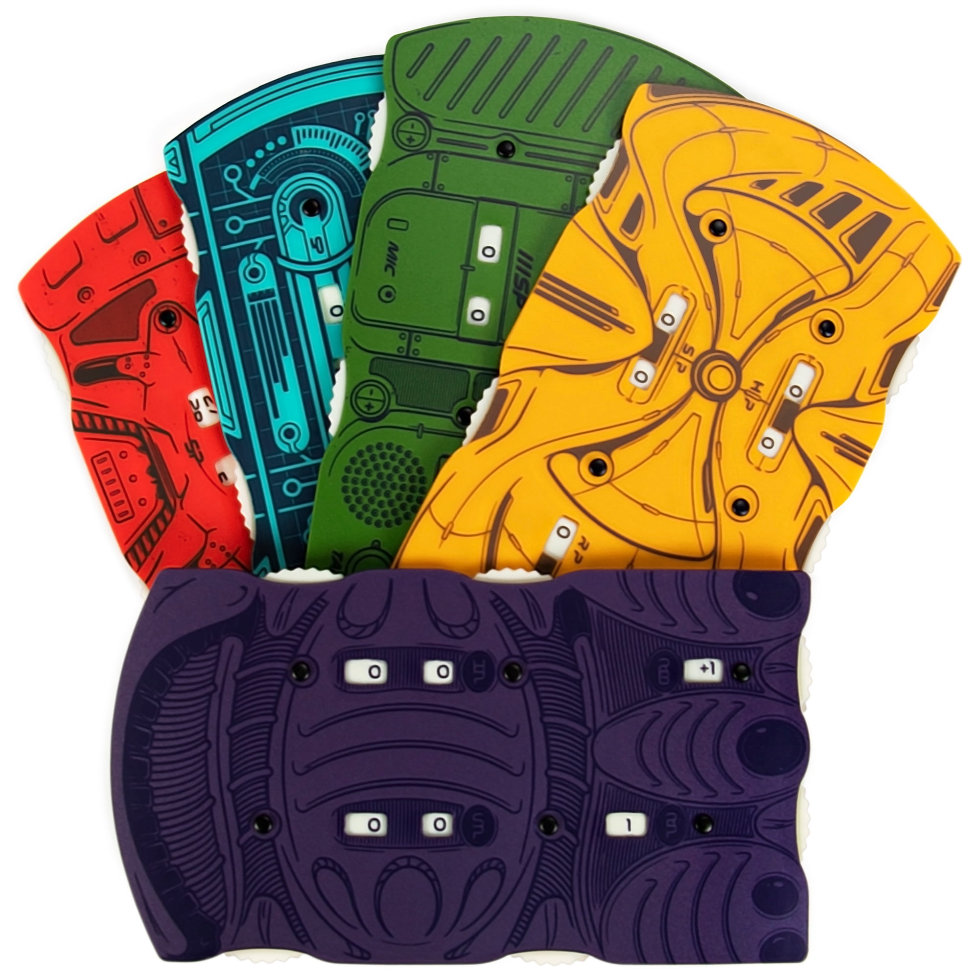 Picture of Brybelly GRPG-103 5.75 x 3.25 in. Sci-fi Health Trackers - Pack of 5
