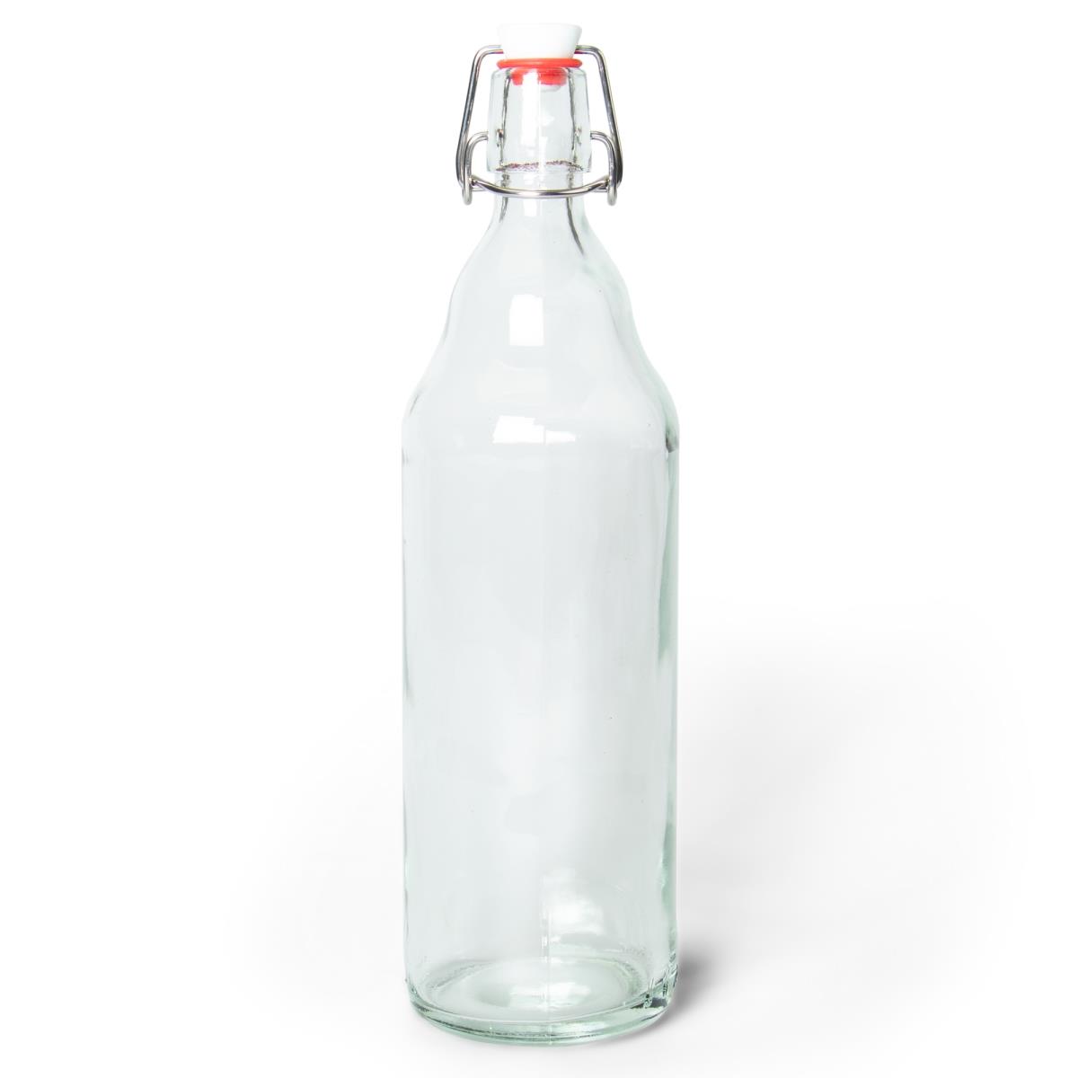 Picture of Brybelly KBOT-005 16.9 oz Clear Glass Bottles