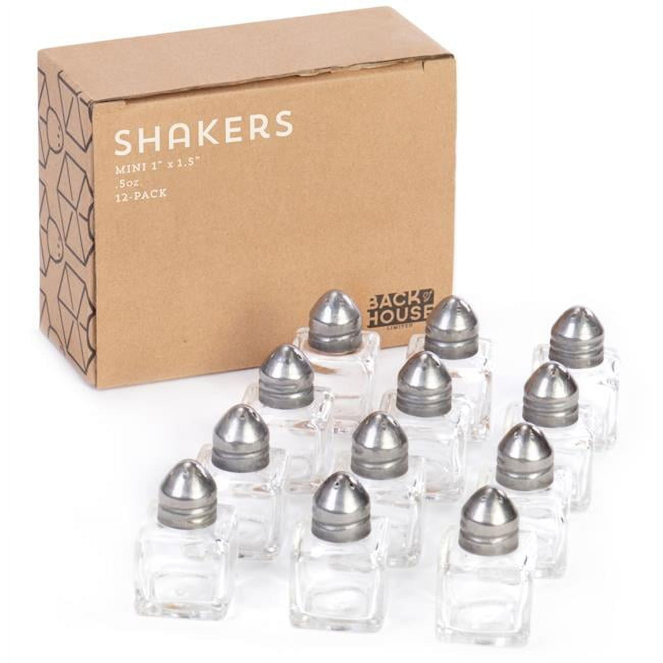 Picture of Brybelly KTBL-002 Mini Salt Shakers, Pack of 12