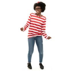 Picture of Brybelly MACC-014 Wheres Wally Halloween Costume - Womens Cosplay Outfit&#44; Small