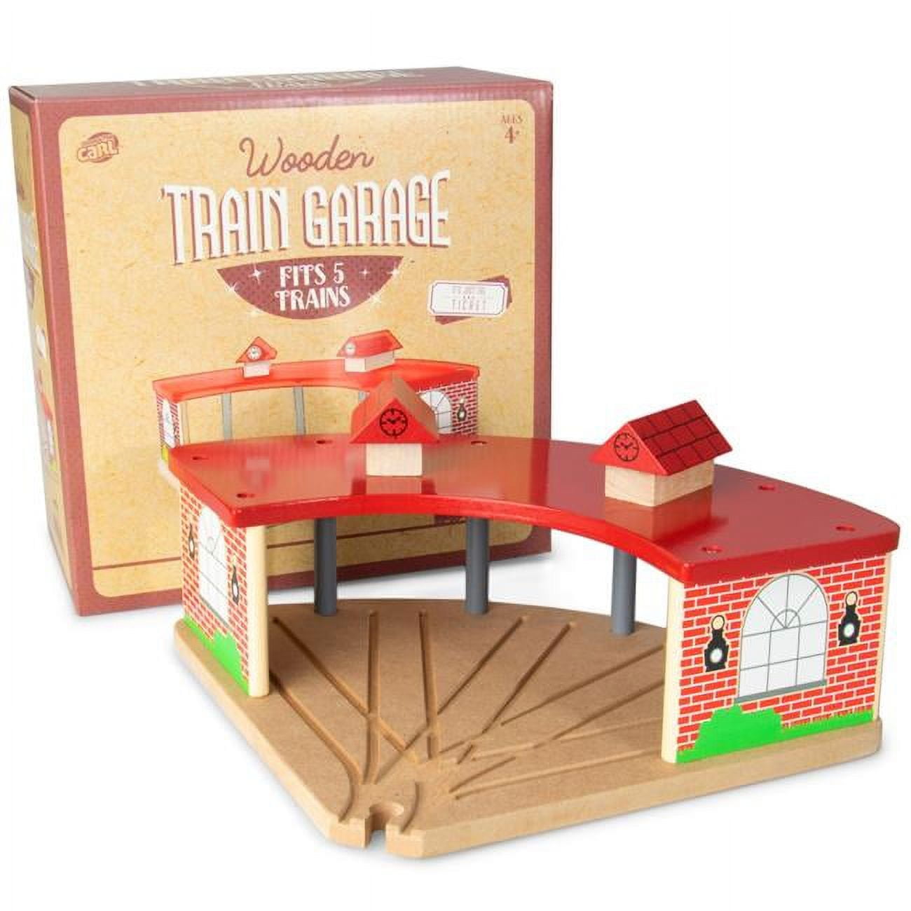 Picture of Brybelly TCON-21 Wooden Train Garage
