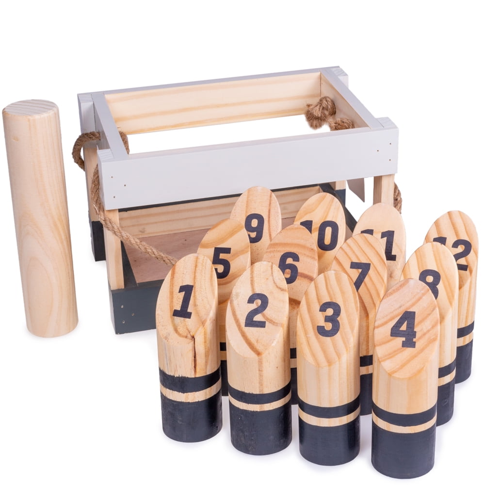 Picture of Brybelly SOUT-502 Wooden Throwing Molkky