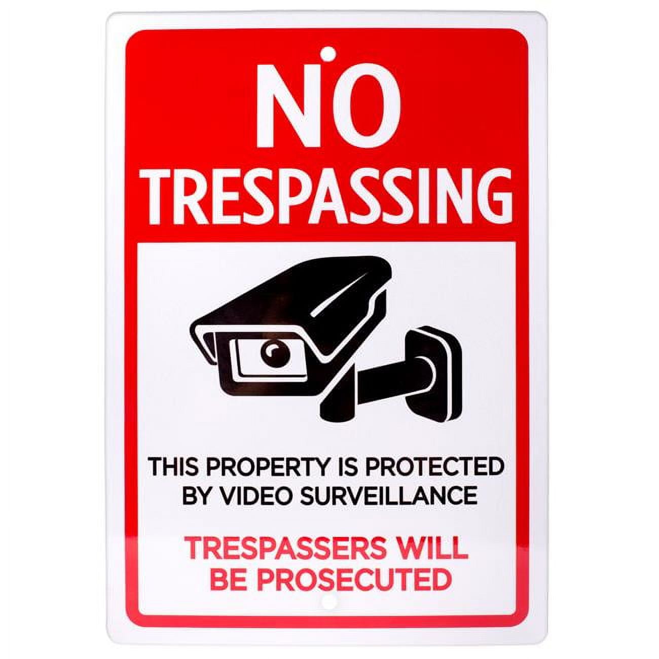 Picture of Brybelly ISGN-014 No Trespassing Video Surveillance Sign