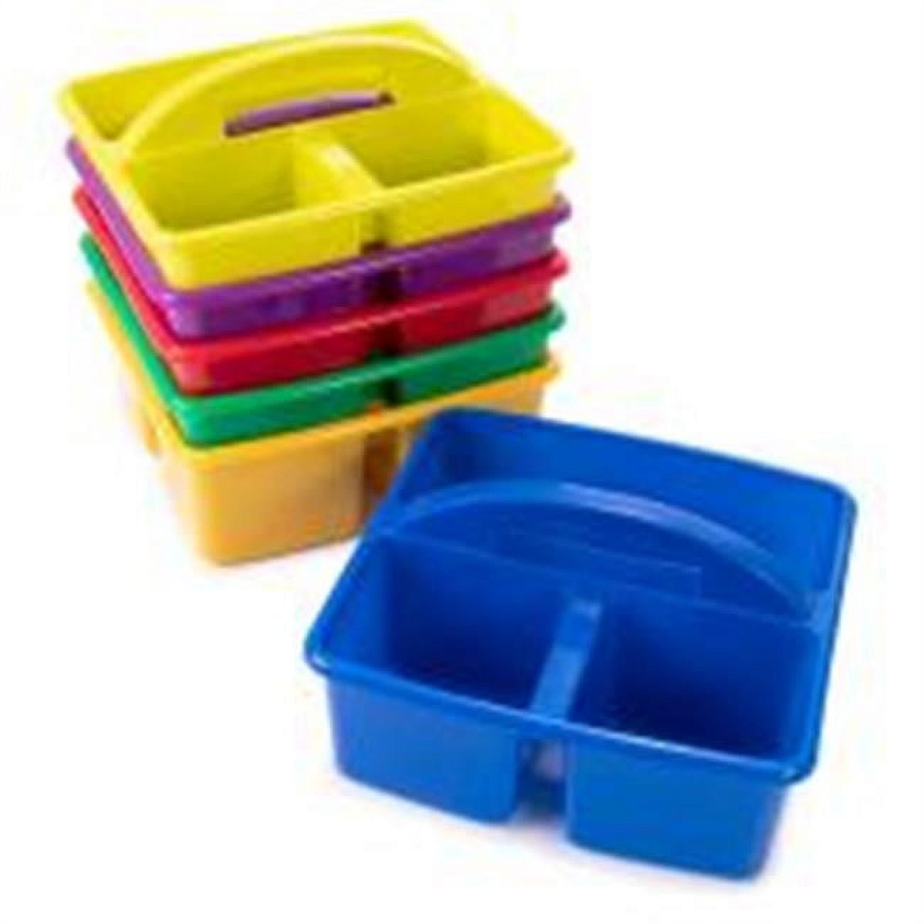 Picture of Brybelly ESUP-005 Storex Classroom Table Caddies, Assorted Color - Pack of 6