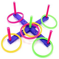 Picture of Brybelly GCVL-912 Neon Ring Toss&#44; Blue - One Size
