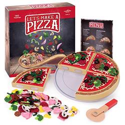 Picture of Brybelly TEAT-034 Lets Make a Pizza Playset with 140 Toppings