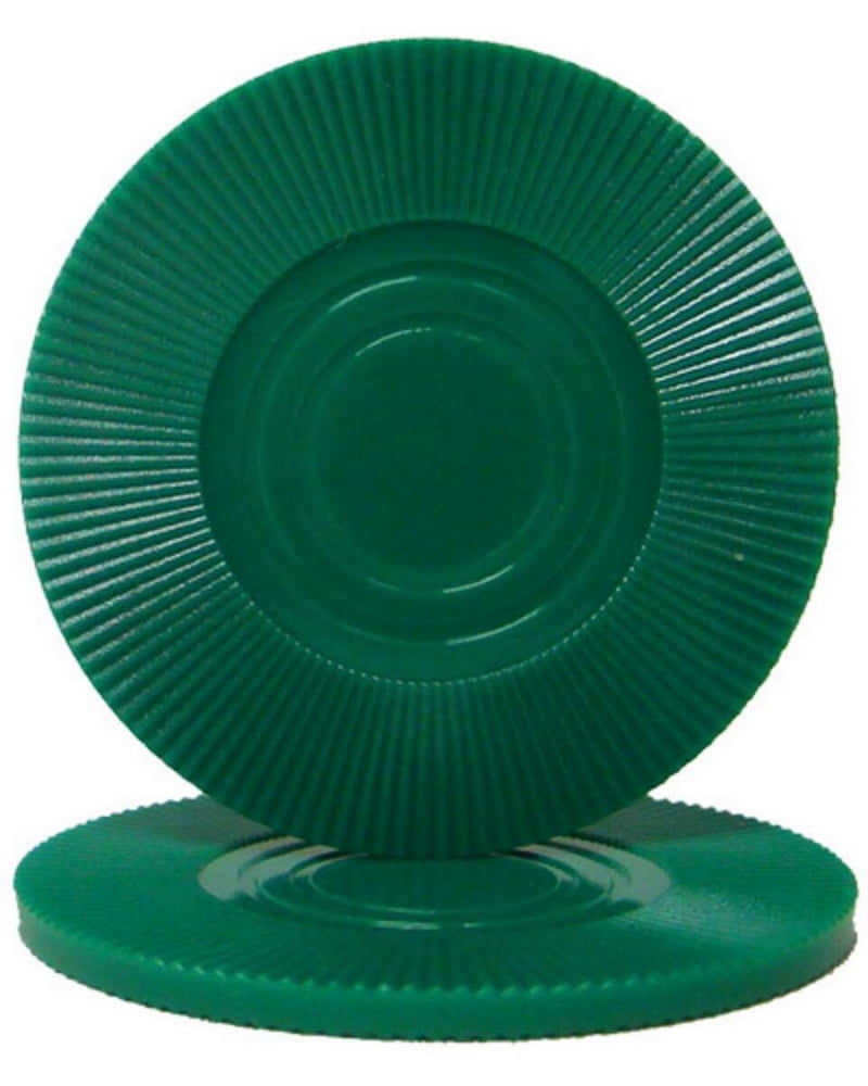 Picture of Brybelly CPRAD-Green-25 Interlocking Radial Chip&#44; Green - Pack of 25