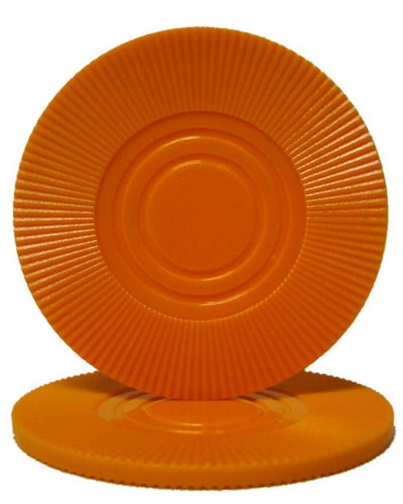 Picture of Brybelly CPRAD-Orange-25 Interlocking Radial Chip&#44; Orange - Pack of 25