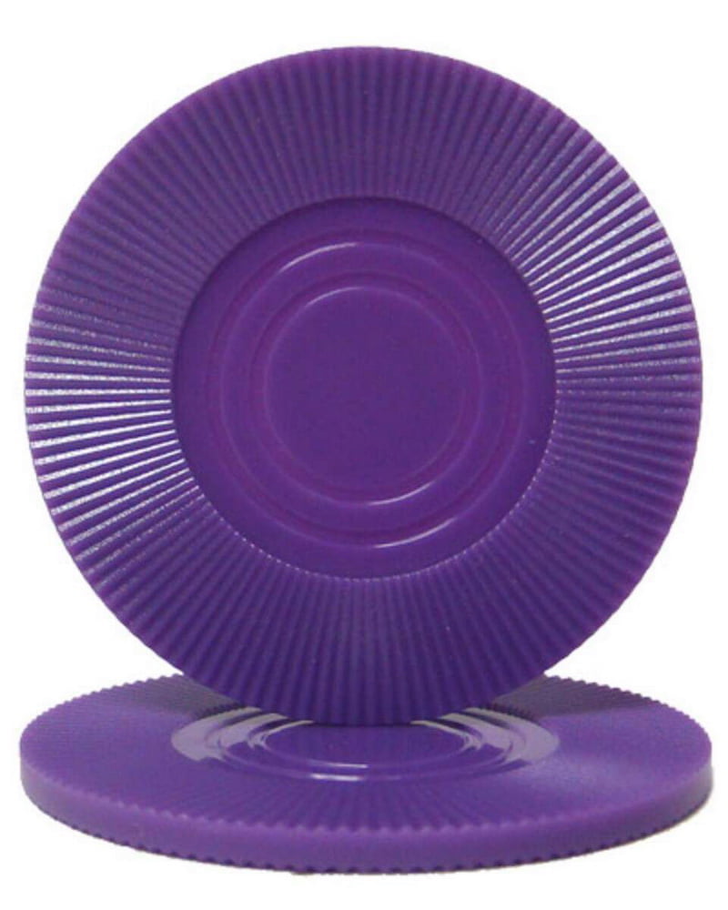 Picture of Brybelly CPRAD-Purple-25 Interlocking Radial Chip&#44; Purple - Pack of 25