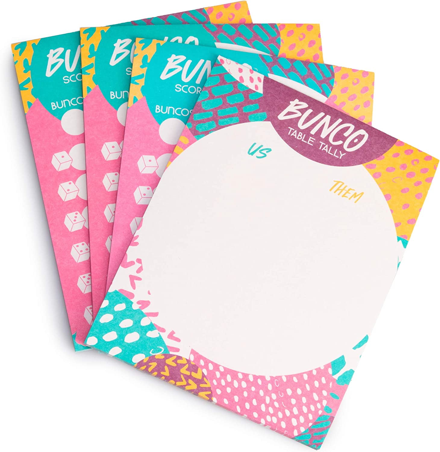 Picture of Brybelly GDIC-2209 Bunco Scorecards Refill 75 Scorecards 25 Table Tallies