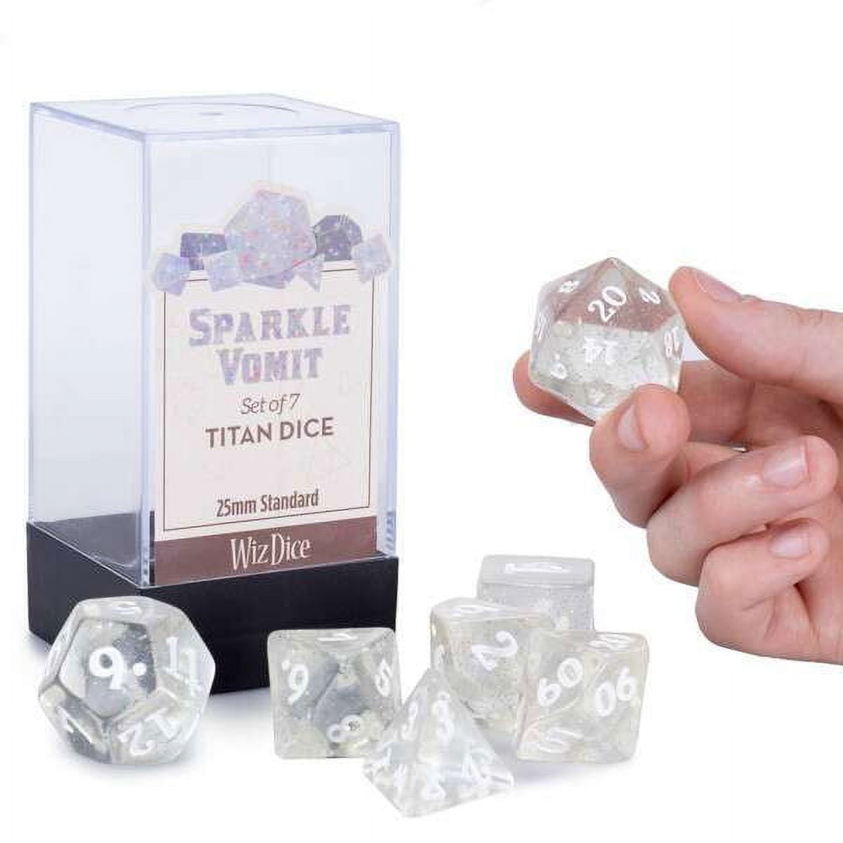 Picture of Brybelly GDIC-2552 Titan Dice, Sparkle Vomit