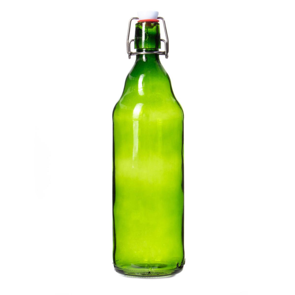 Picture of Brybelly KBOT-015 33 oz Green Grolsch Bottle