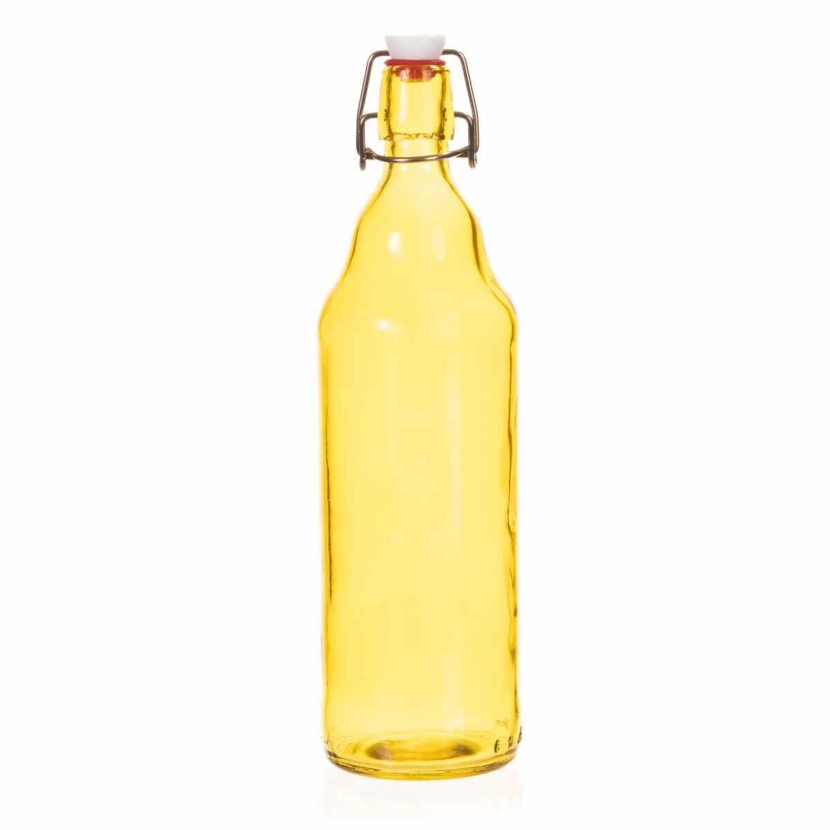 Picture of Brybelly KBOT-018 1000 ml Yellow Grolsch Bottle