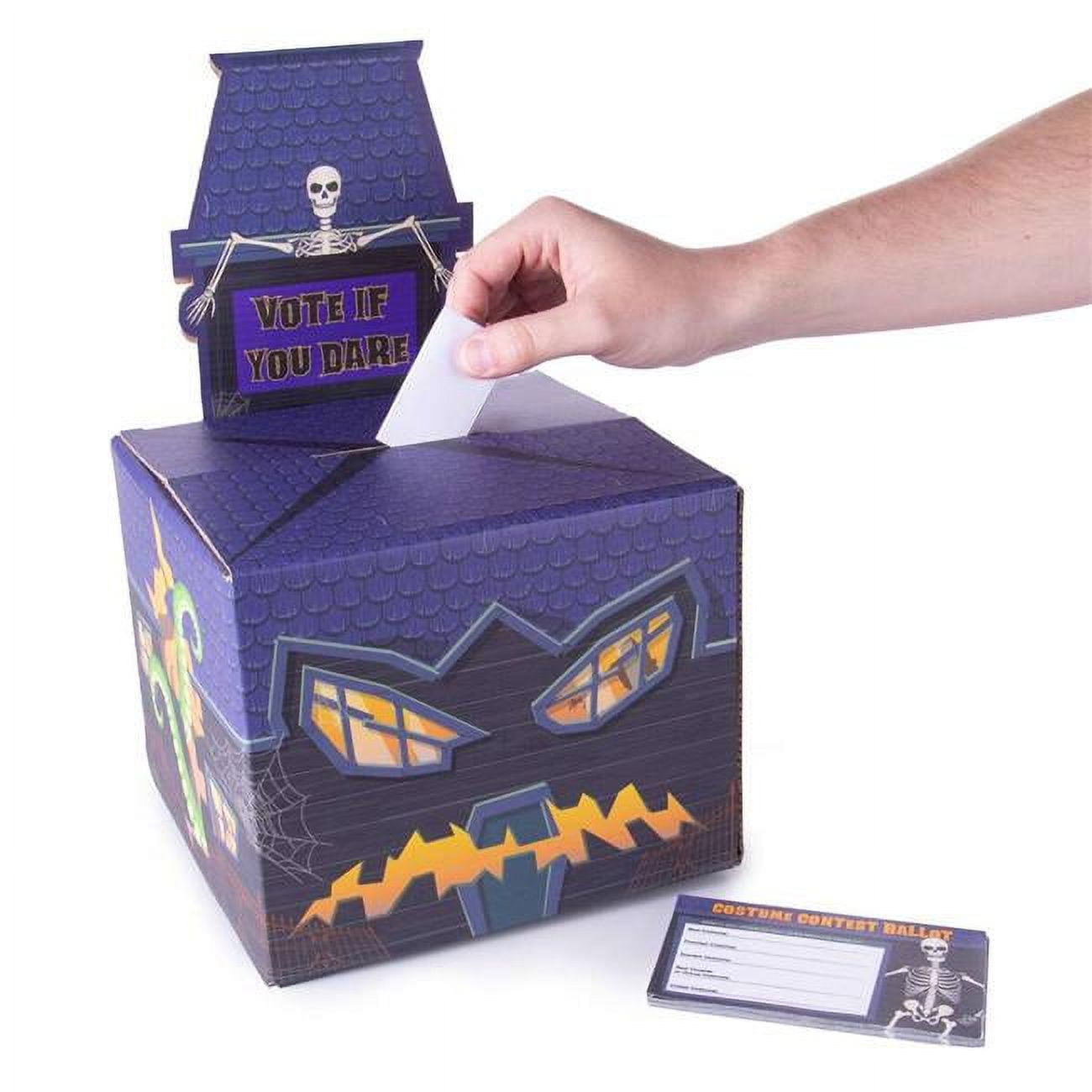Picture of Brybelly MPAR-911 Costume Party Ballot Box with Ballots