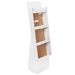 Picture of Brybelly RDIS-101 Corrugate Merchandising Stand&#44; White