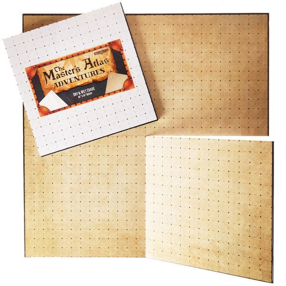 Picture of Brybelly GRPG-115 The Masters Atlas Adventures Blank & Parchment Tabletop RPG Board Game