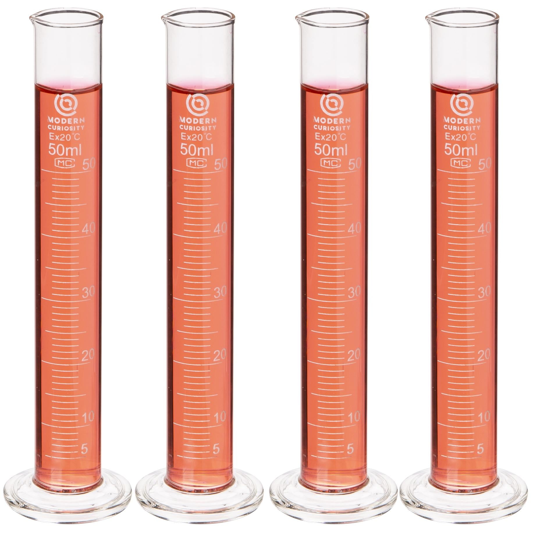 Picture of Brybelly ICYL-104 50 ml Glass Cylinders - Pack of 4