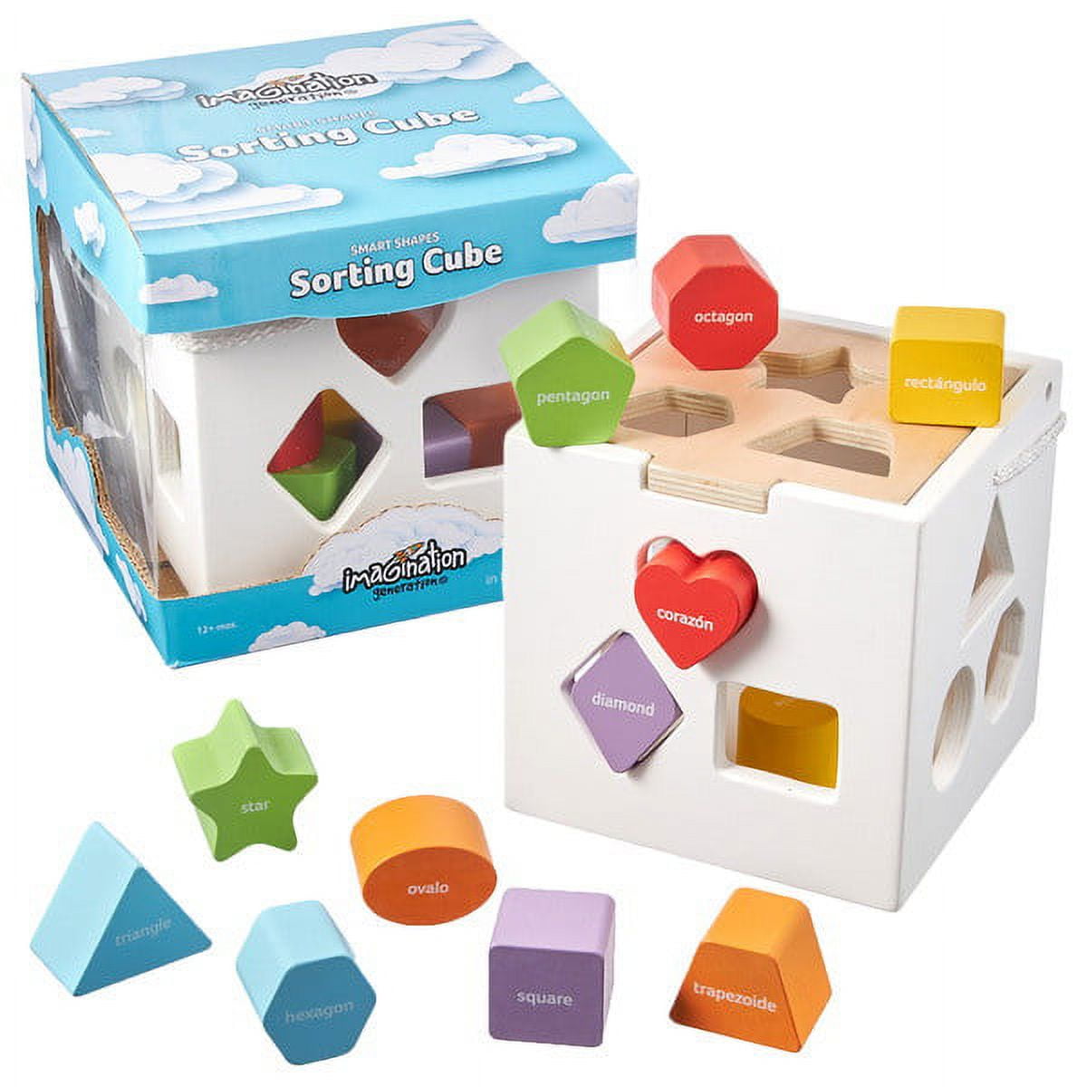 Picture of Brybelly TCDG-098 Smart Shapes Sorting Cube