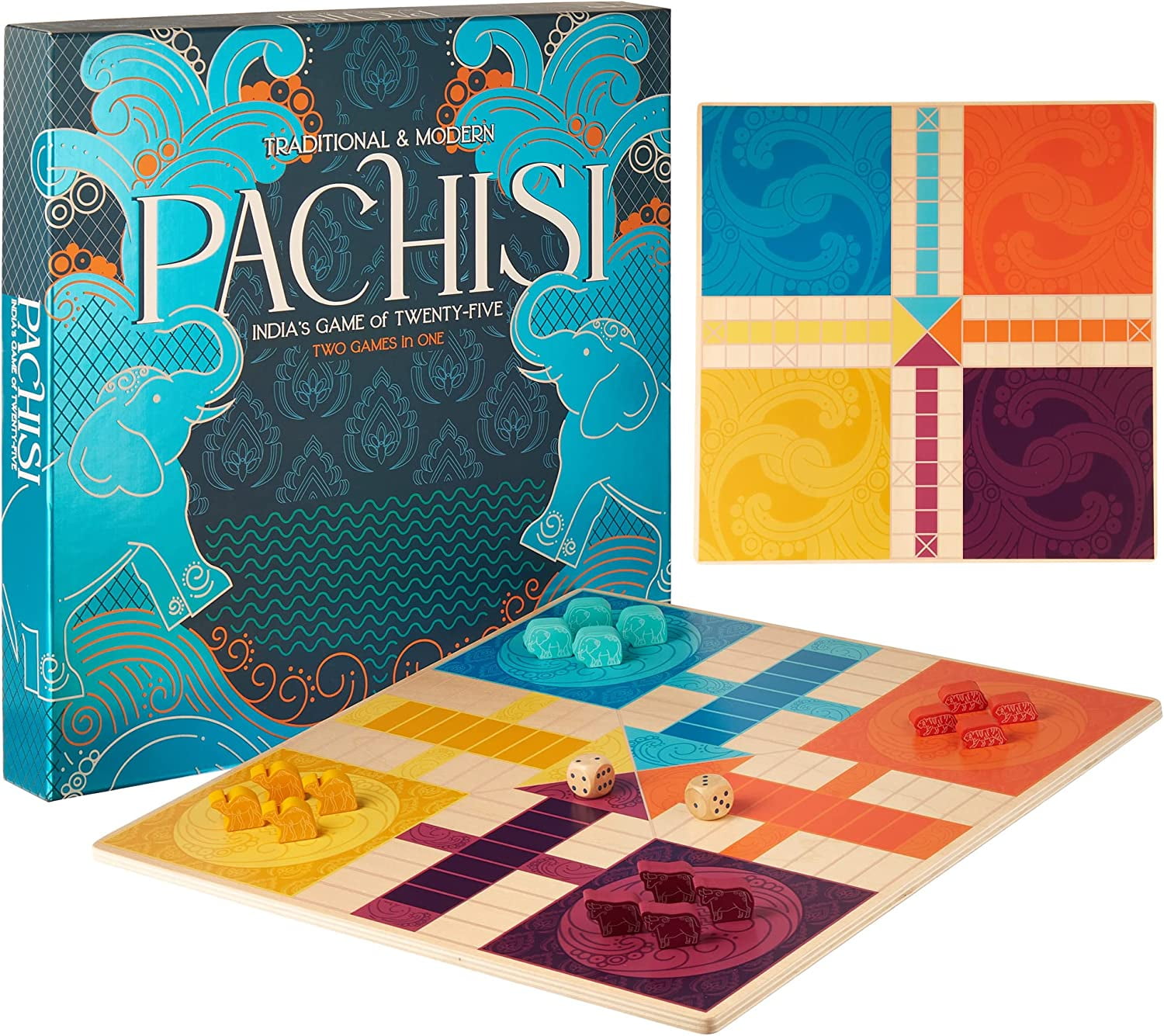 Picture of Brybelly GGAM-1902 Pachisi Indias Game Of Twenty-Five Board Game