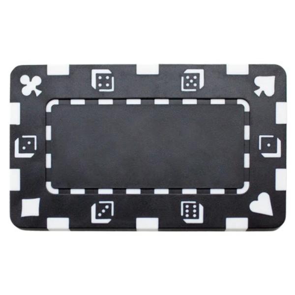 Picture of Brybelly BRY001351U European Style Rectangular Poker Plaque&#44; Brown - Pack of 5