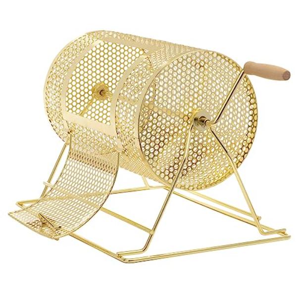 Picture of Brybelly BRY004788U Small Brass Raffle Drum