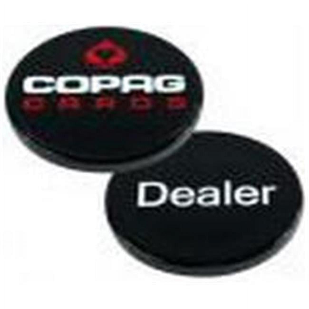 Picture of Brybelly GCOP-904 Plastic Copag Dealer Button&#44; Black