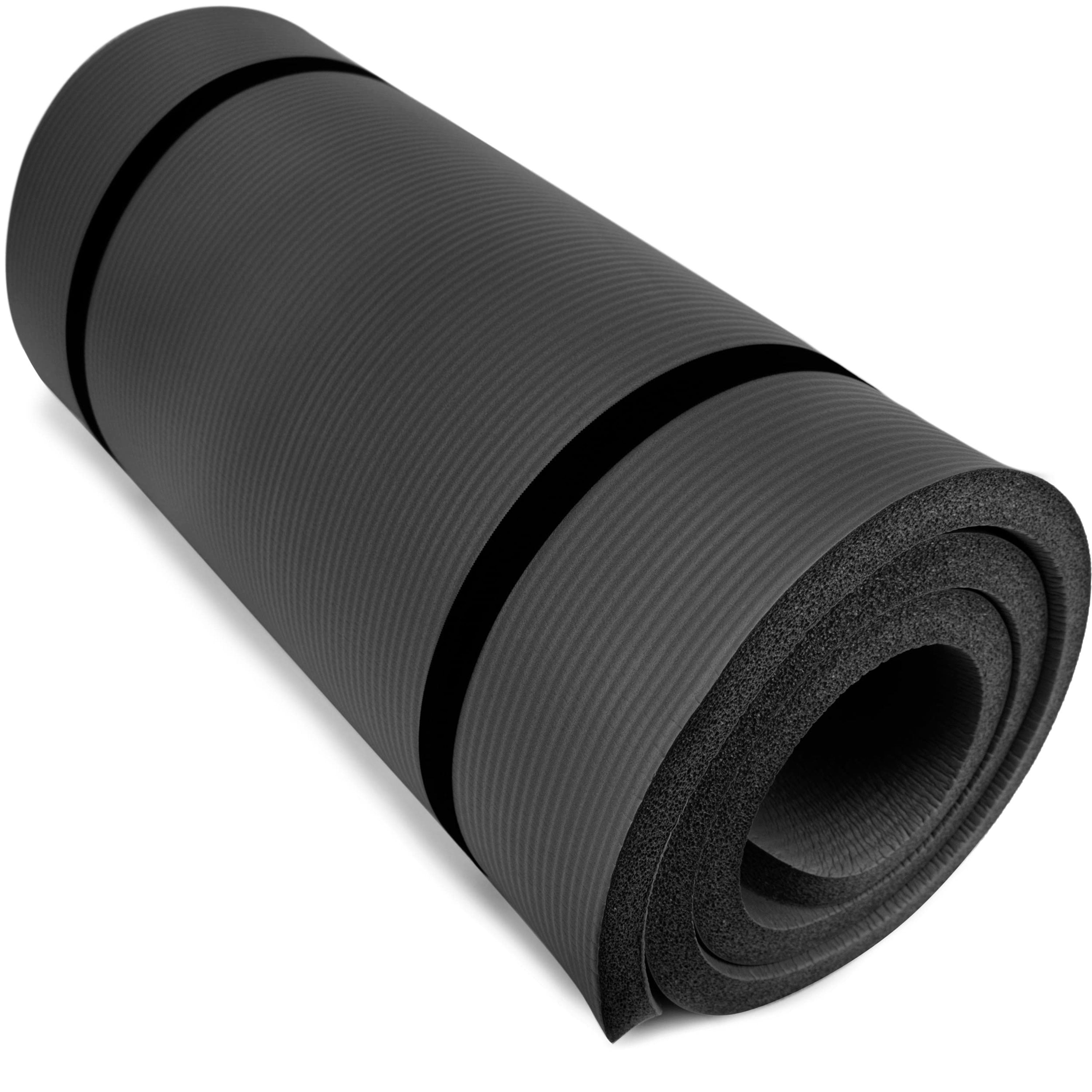 Picture of Brybelly SYOG-091 Ultra Thick 1 in. Yoga Cloud&#44; Black