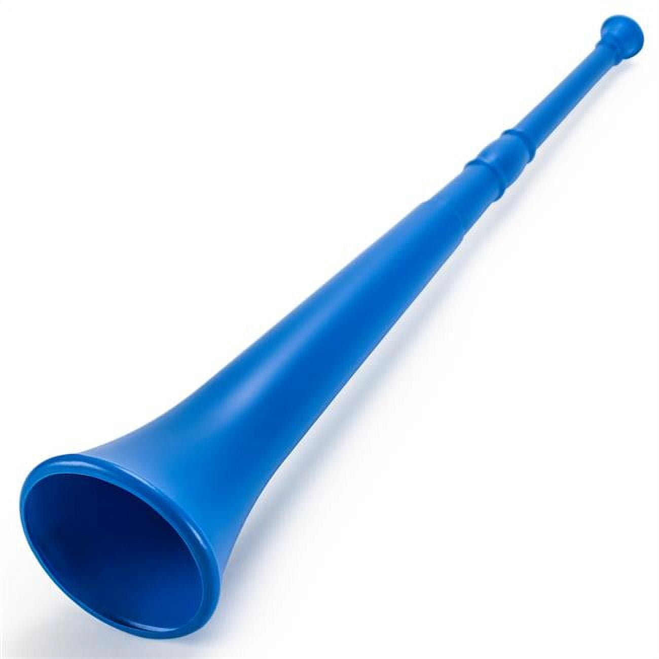Picture of Brybelly Holdings MNSM-001 26 in. Plastic Vuvuzela Stadium Horn, Collapses to 14 in. - Blue