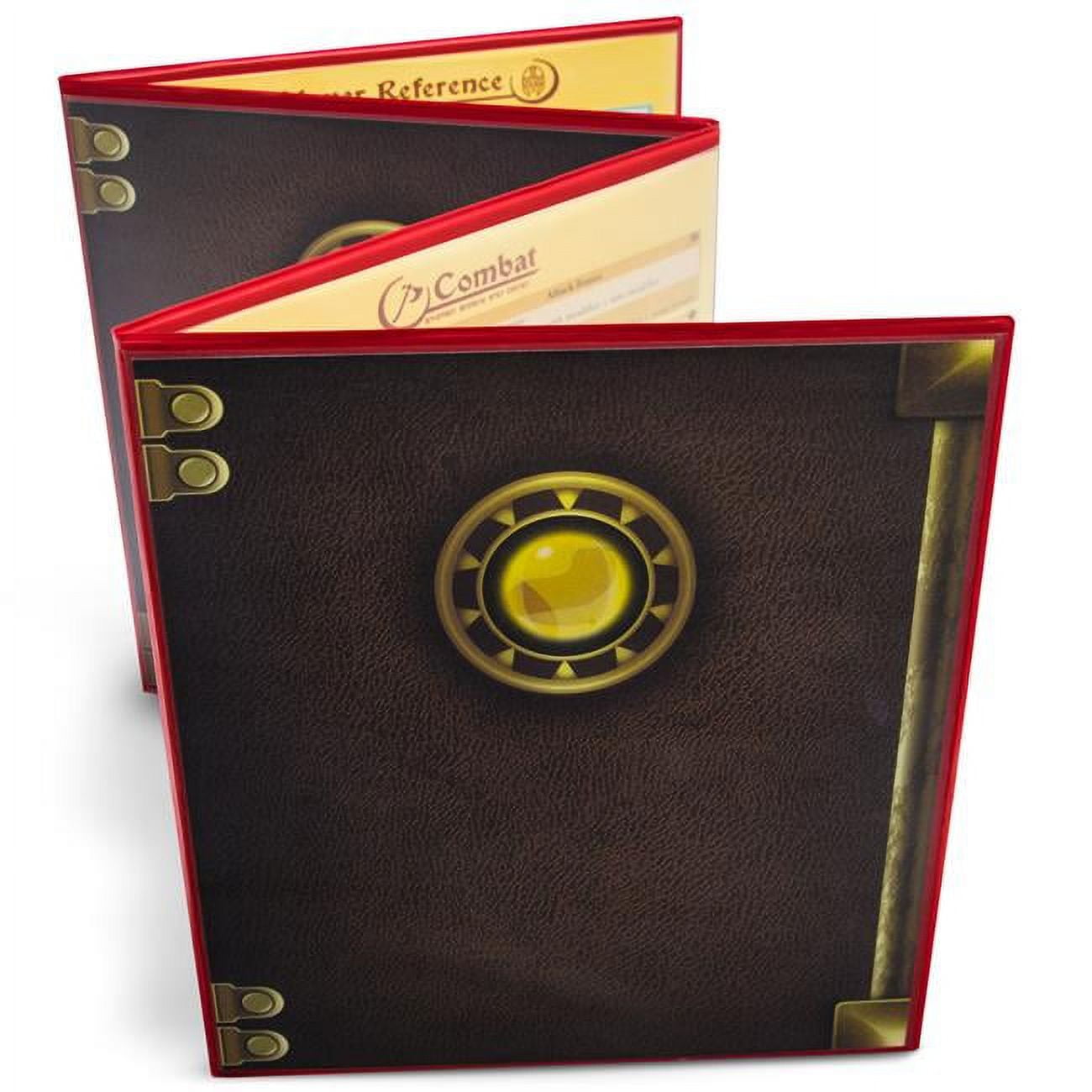 Picture of Brybelly Holdings GRPG-001 The Masters Tome Customizable DM Screen, Red