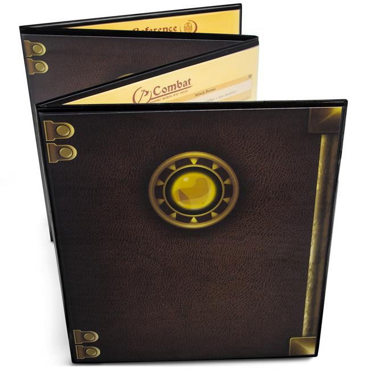Picture of Brybelly Holdings GRPG-002 The Masters Tome Customizable DM Screen, Black