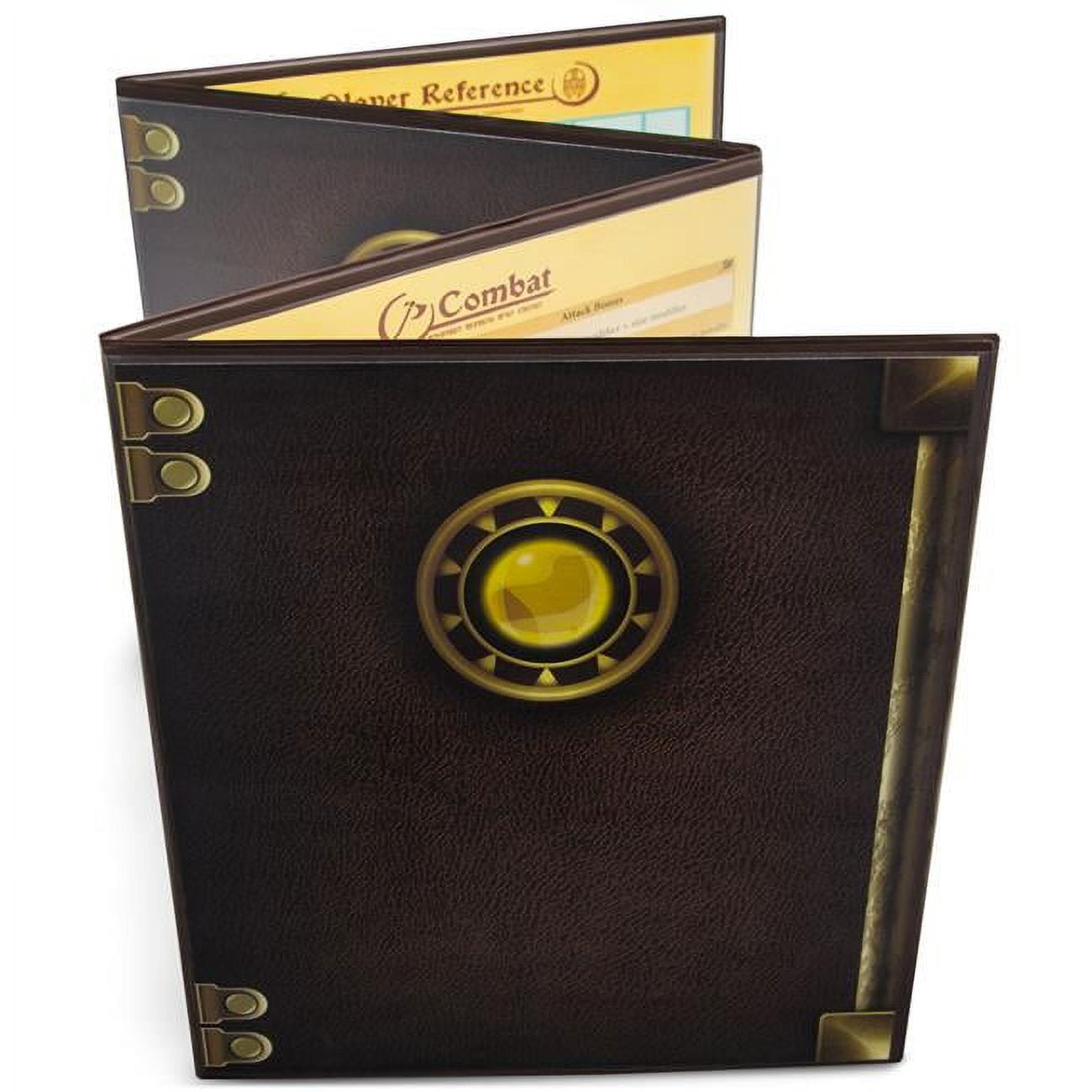 Picture of Brybelly Holdings GRPG-004 The Masters Tome Customizable DM Screen, Brown