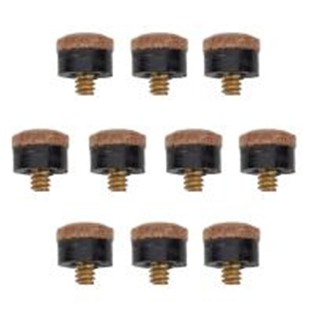 Picture of Brybelly Holdings SFELS-901 10 & 12 mm. Hard Leather Screw on Pool Cue Tips