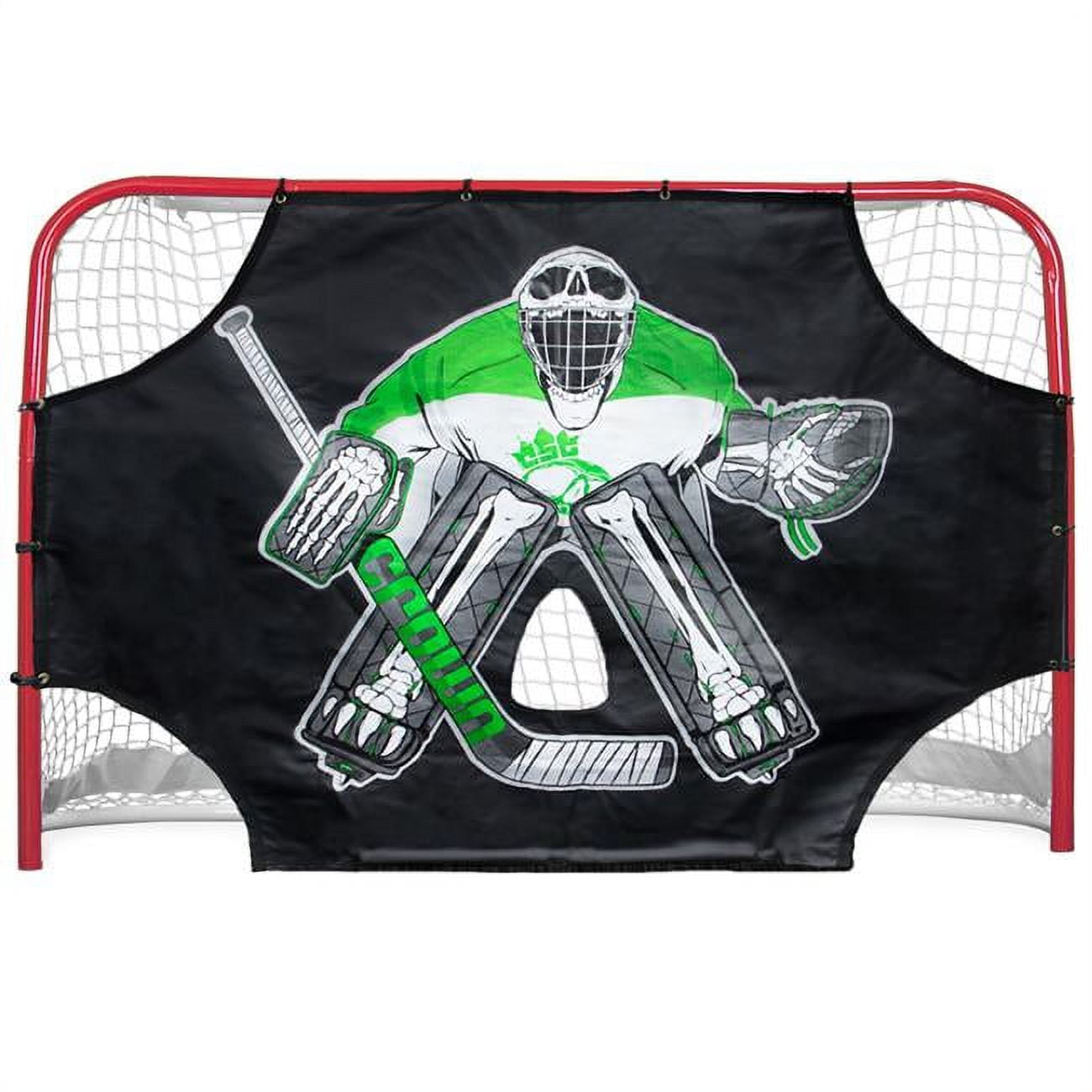 Picture of Brybelly SHOK-201 72 x 48 in. Green Skull Sniper Street Hockey Shooting Target