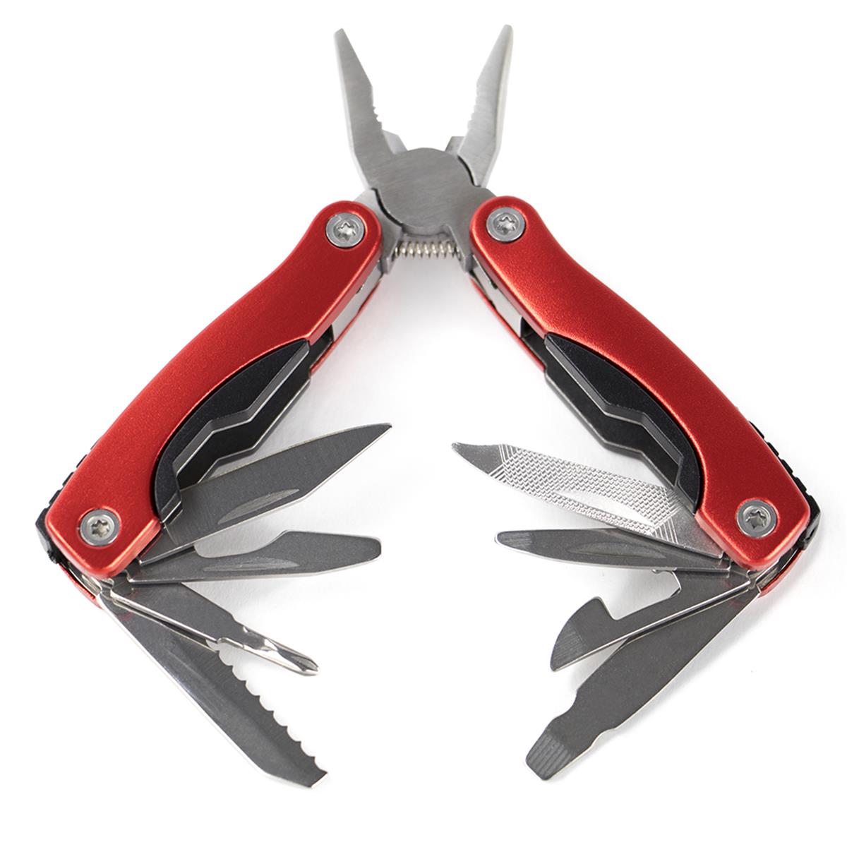 Picture of Brybelly SOEQ-501 11-in-1 3 in. Multitool&#44; Red