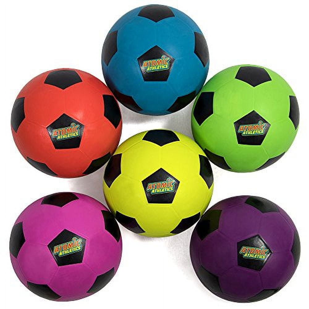 Picture of Brybelly SBAL-421 6 Regulation Size Neon Soccer Balls