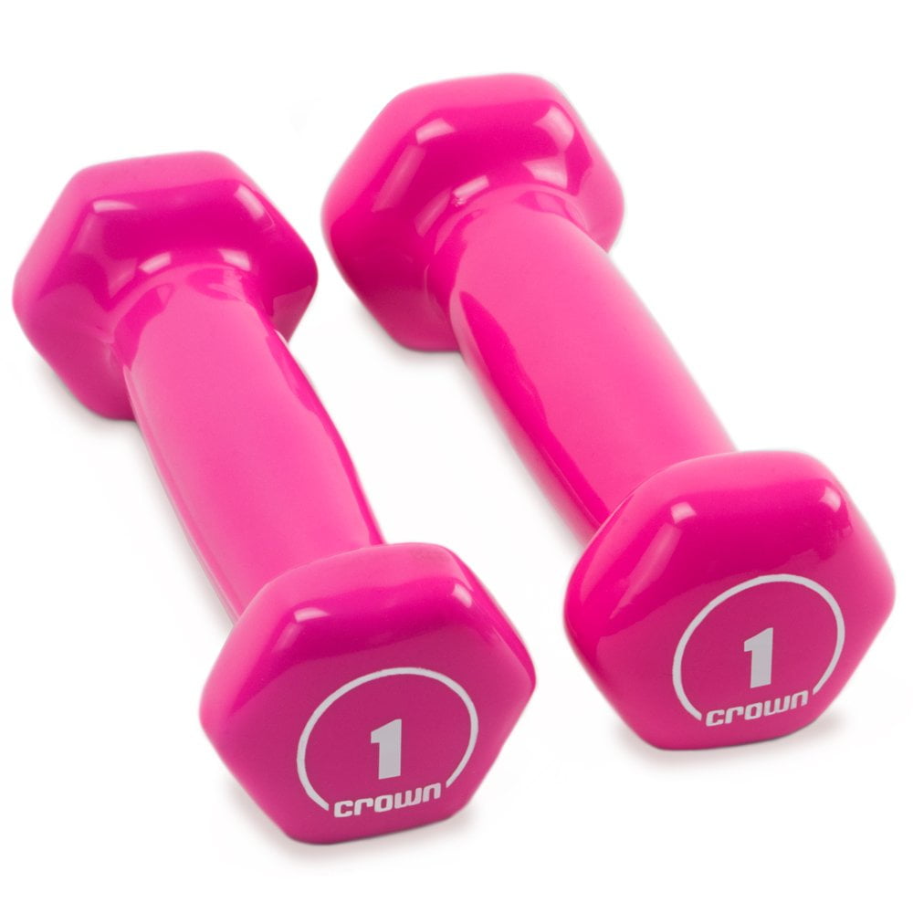 Picture of Brybelly SWGT-801 1 lbs Vinyl Hex Hand Weights