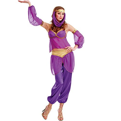 Picture of Brybelly MCOS-005M Steamy Genie Adult Costume - Medium