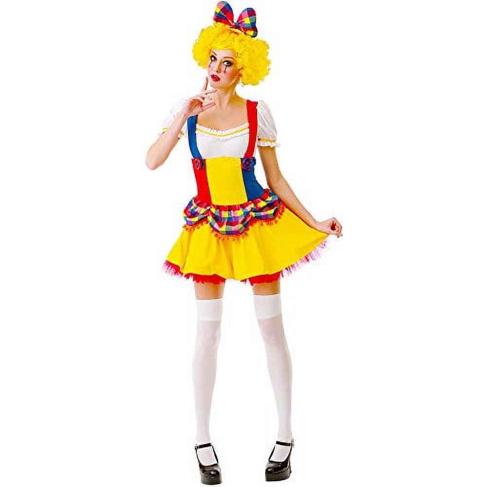 Picture of Brybelly MCOS-021L Cutie Clown Adult Costume - Large