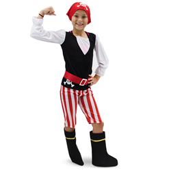 Picture of Brybelly MCOS-413YL Pretty Pirate Childrens Costume&#44; Age 7-9