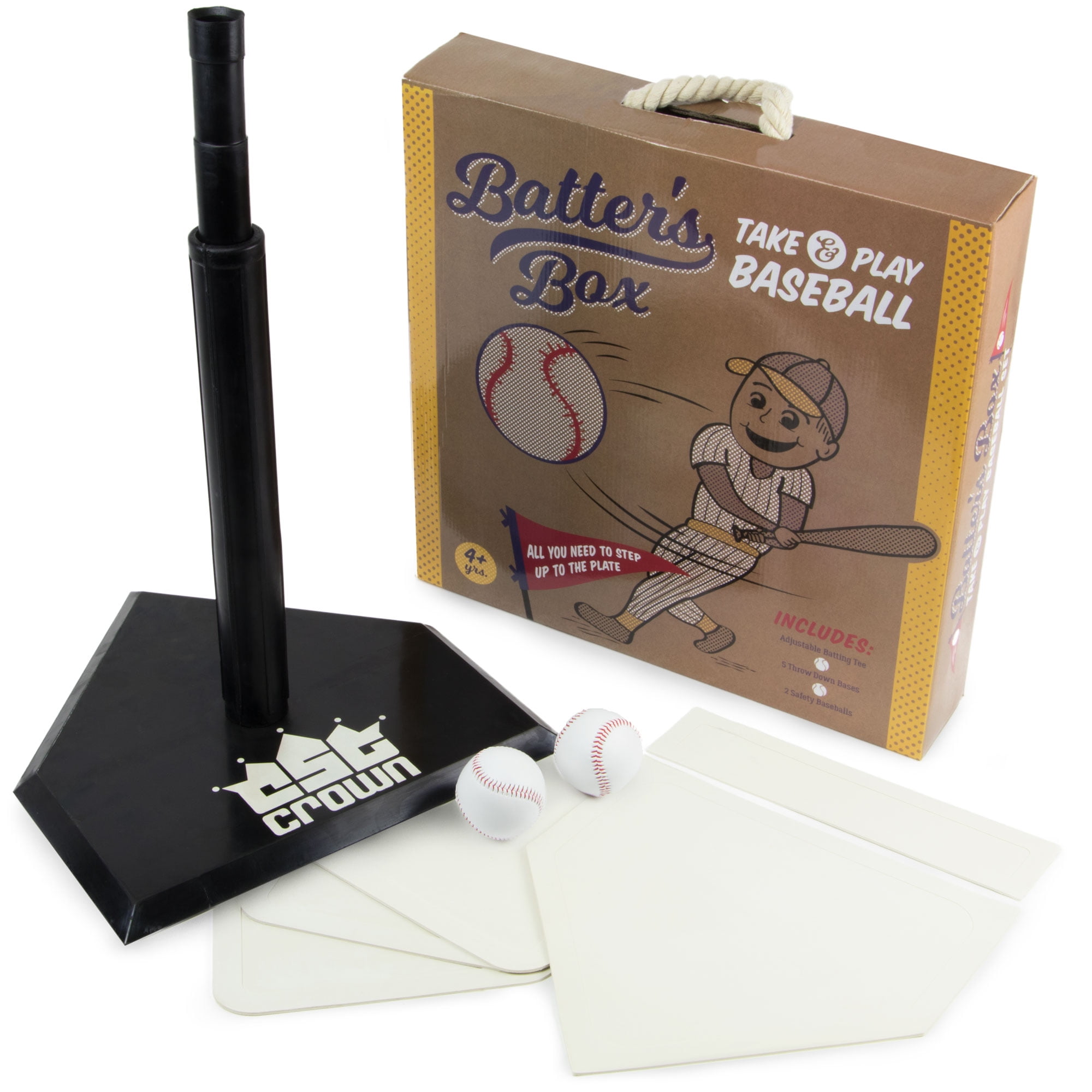Picture of Brybelly SBBL-401 Batters Box Take & Play Baseball Set