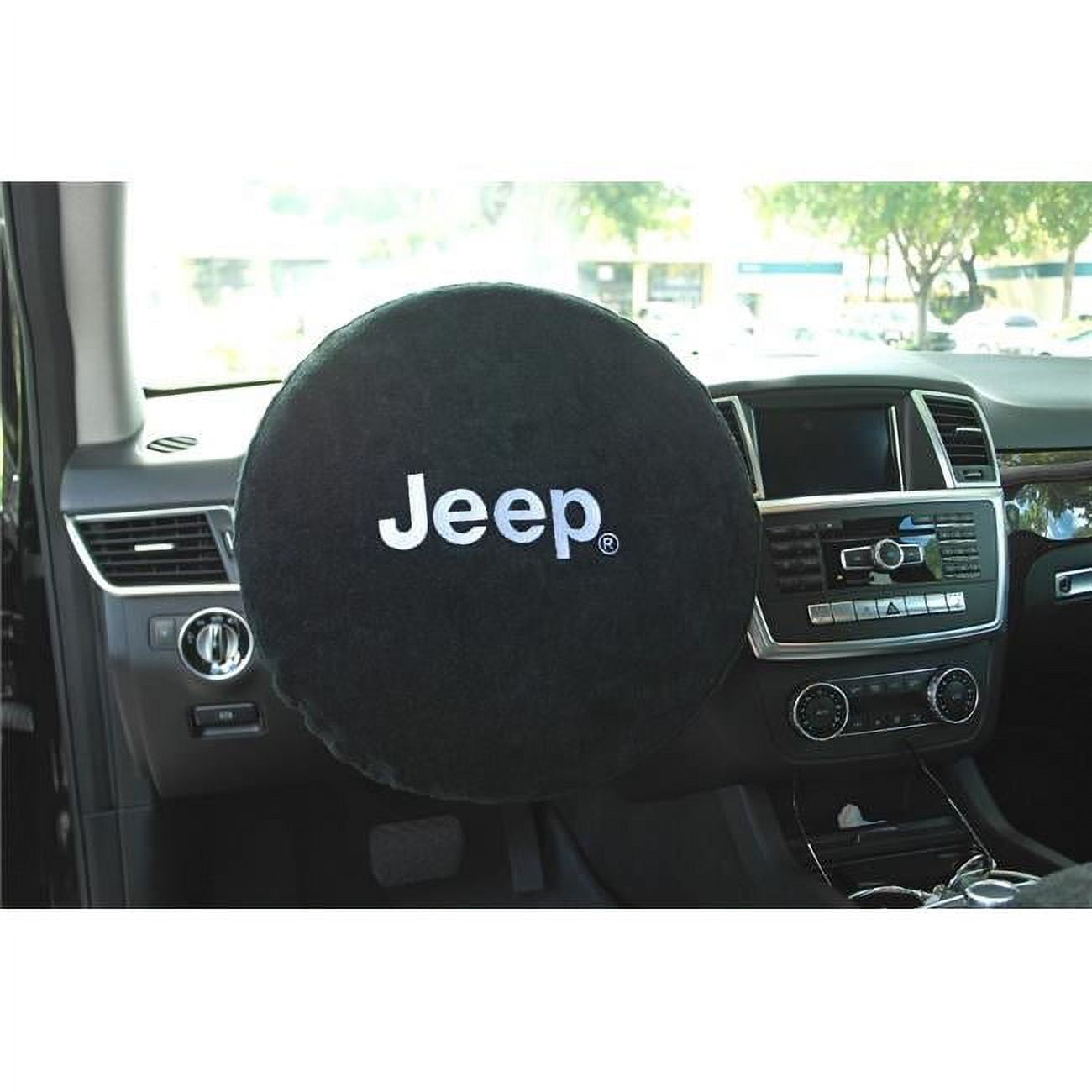 Picture of Seat Armour SWA100JEPB Steering Wheel Cover for Jeep