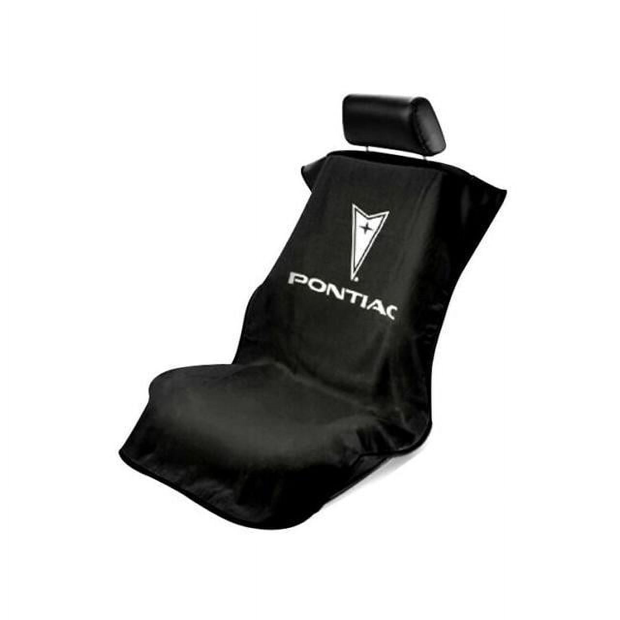 Pontiac Black Embroidery Seat Cover
