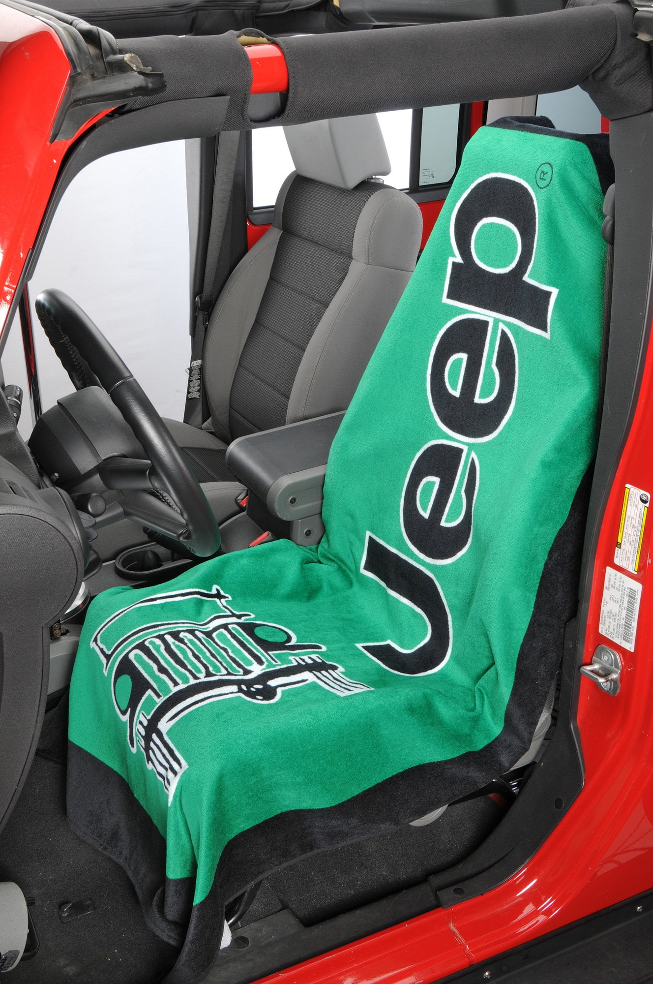 Towel2GO Green Seat Cover for Jeep