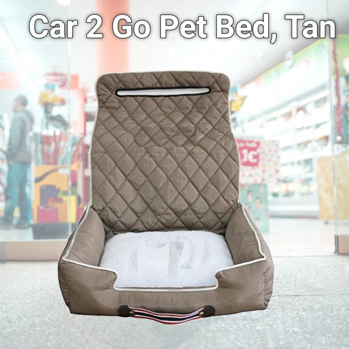 Picture of Seat Armour PETBED2G100T Car 2 Go Pet Bed, Tan