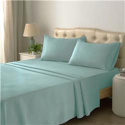 Hotel Collection HC1001SAK Super Comfortable & Soft Microfiber Bed Sheet Set  Sage - King - 4 Piece