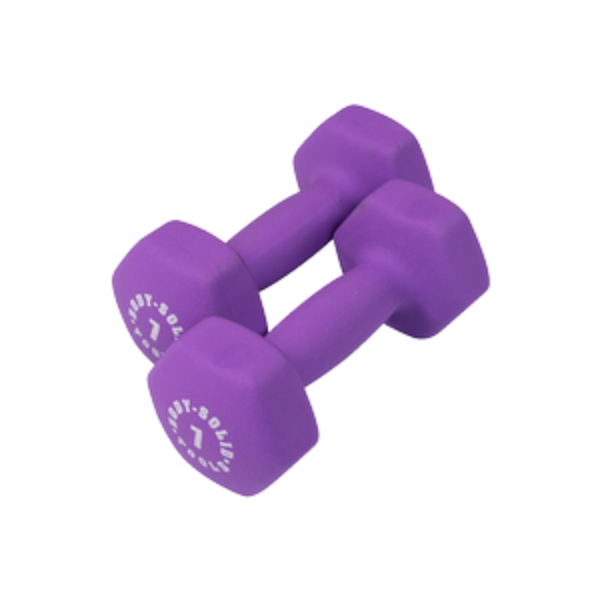 Picture of Tools BSTND7 7 lbs Neoprene Dumbbell - Dark Purple