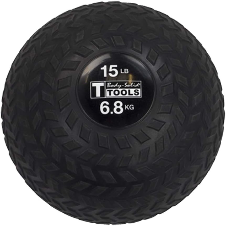 Picture of Tools BSTTT15 15 lbs Tire Tread Non Bouncing Cardio Endurance Slam Balls for Strength Training&#44; Weight Loss Workout - Core Exercise & Home Gym Fitness - Black